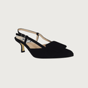 MIA BLACK SUEDE Heels andreacarrano 