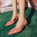 MIA BLUSH SUEDE Heels andreacarrano 