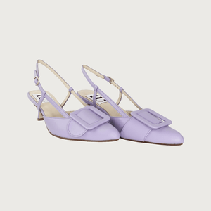 MIA LAVENDER LEATHER Heels andreacarrano 