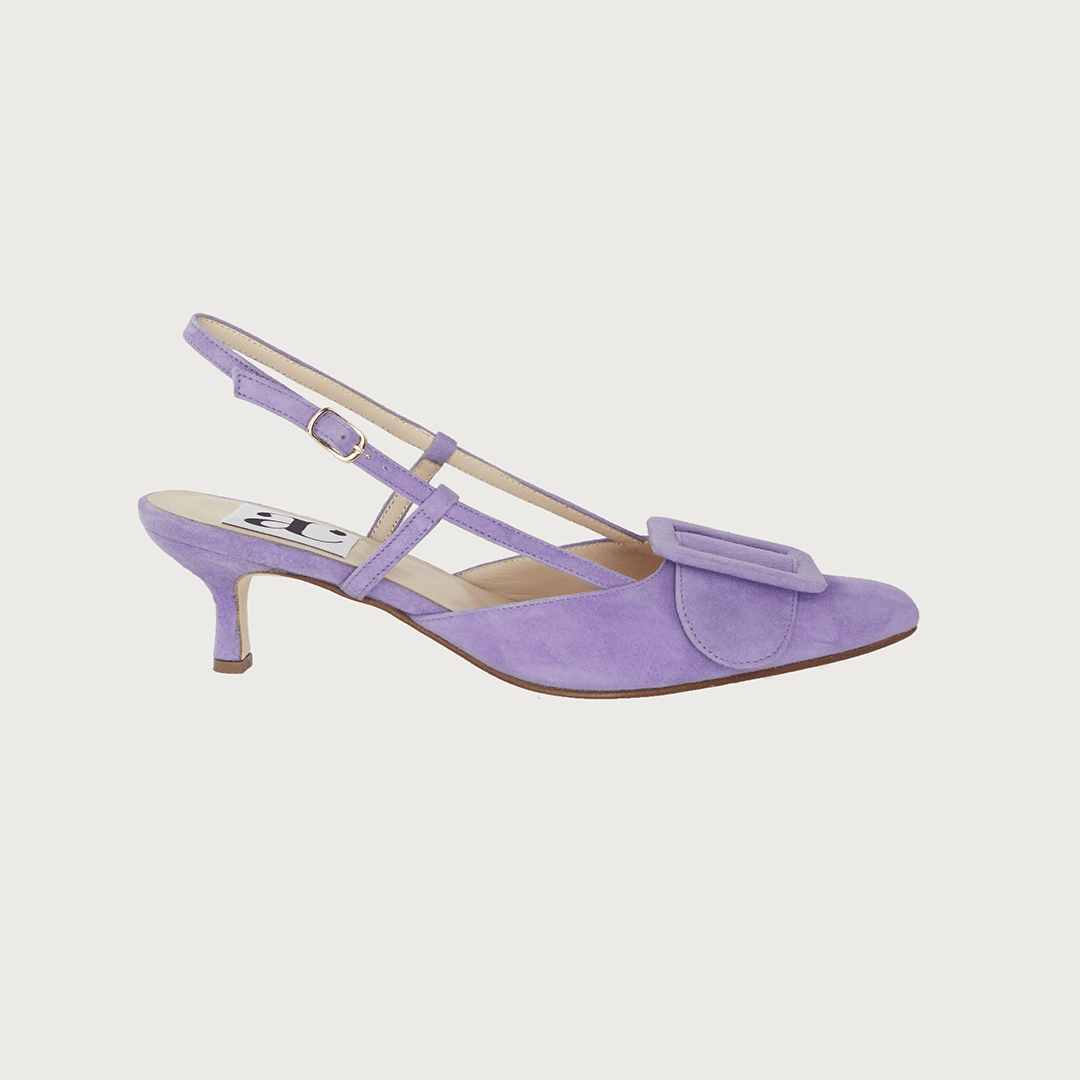 MIA LAVENDER SUEDE andreacarrano