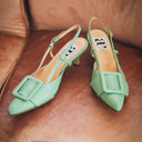 MIA PISTACHIO LEATHER Heels andreacarrano 