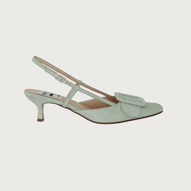 MIA PISTACHIO SUEDE Heels andreacarrano 