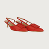 MIA RED-ORANGE LEATHER Heels andreacarrano 