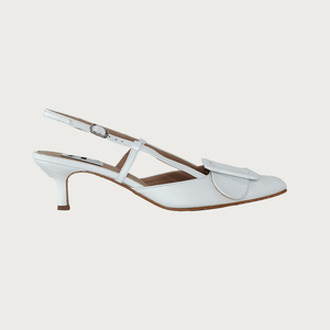 MIA WHITE LEATHER Heels andreacarrano 