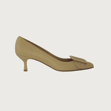 MILK CAMEL LEATHER Heels andreacarrano 