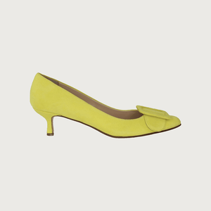 MILK CANARY YELLOW SUEDE Heels andreacarrano 