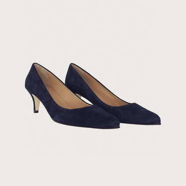 MILK DECOLTE NAVY SUEDE Heels andreacarrano 