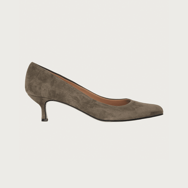 MILK DECOLTE TAUPE SUEDE Heels andreacarrano 