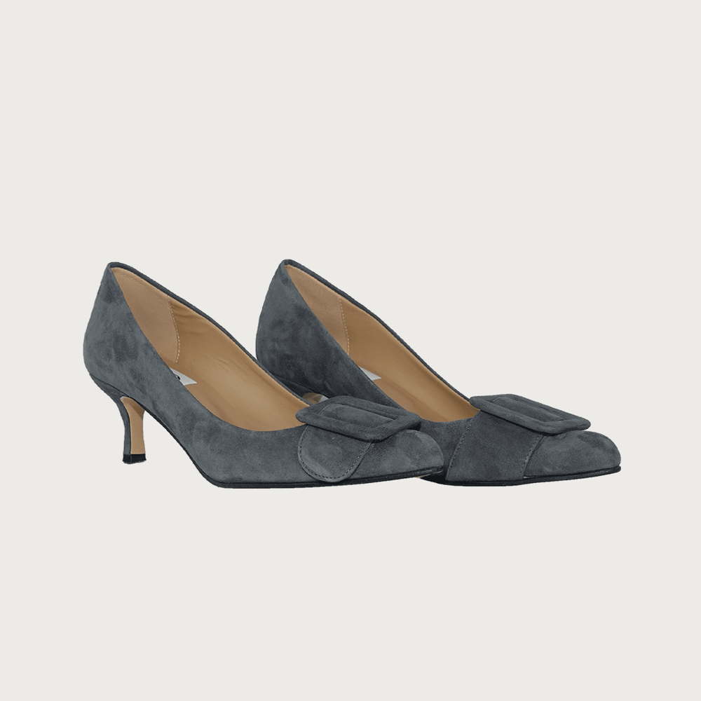 MILK GREY SUEDE Heels andreacarrano 