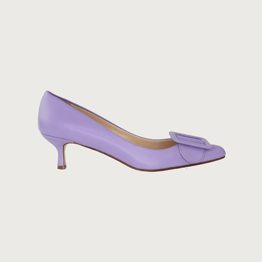 MILK LAVENDER LEATHER Heels andreacarrano 