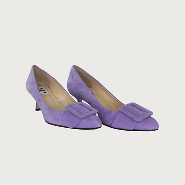 MILK LAVENDER SUEDE Heels andreacarrano 