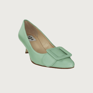 MILK PISTACHIO LEATHER Heels andreacarrano 