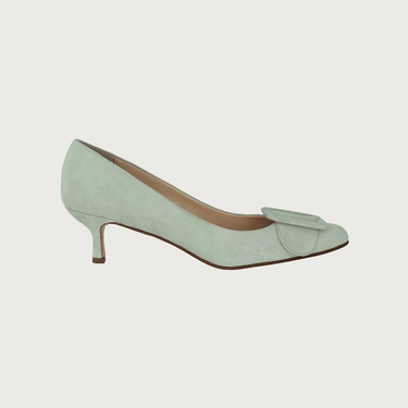 MILK PISTACHIO SUEDE Heels andreacarrano 