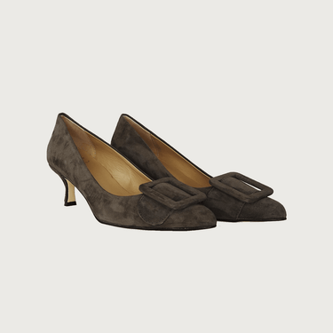 MILK TAUPE SUEDE Heels andreacarrano 