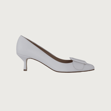 MILK WHITE LEATHER Heels andreacarrano 