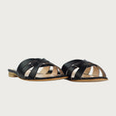 Mindy Black Leather Sandal andreacarrano 