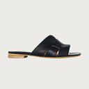 Stella Black Leather Sandal andreacarrano 