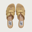 Stella Camel Leather Sandal andreacarrano 