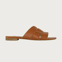Stella Cognac Leather Sandal andreacarrano 