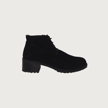 PELLICCIA BLACK SUEDE boots andreacarrano 