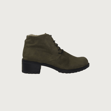 PELLICCIA MILITARY GREEN SUEDE boots andreacarrano 