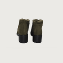 PELLICCIA MILITARY GREEN SUEDE boots andreacarrano 