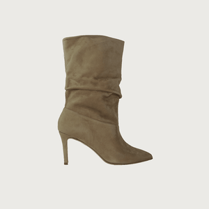 RICCIA BEIGE SUEDE boots andreacarrano 