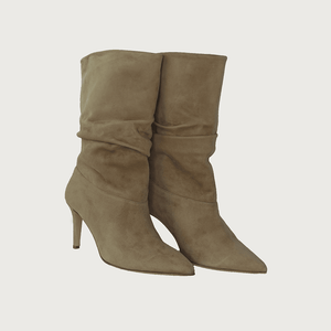 RICCIA BEIGE SUEDE boots andreacarrano 