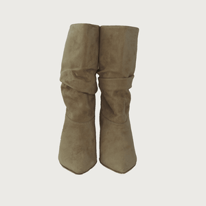 RICCIA BEIGE SUEDE boots andreacarrano 