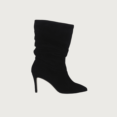 RICCIA BLACK SUEDE boots andreacarrano 