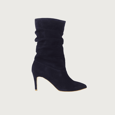 RICCIA NAVY SUEDE boots andreacarrano 