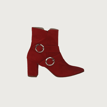 RONDA RED SUEDE boots andreacarrano 