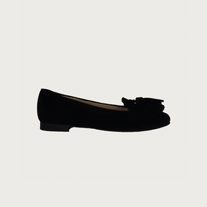 TASSEL BLACK SUEDE Flats andreacarrano 