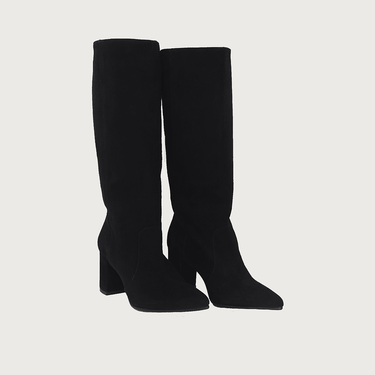 TUBO BLACK SUEDE boots andreacarrano 