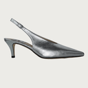 VENERE KITTEN SILVER LEATHER Heels andreacarrano 