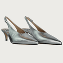 VENERE KITTEN SILVER LEATHER Heels andreacarrano 