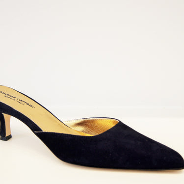 BEA NAVY SUEDE Heels andreacarrano 