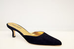 BEA NAVY SUEDE Heels andreacarrano 