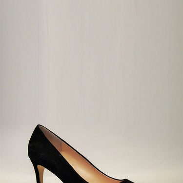 Jessica Black Suede Heels andreacarrano 
