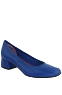 Elena Blue Leather Heels andreacarrano 