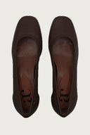 Elena Dark Brown Leather Heels andreacarrano 