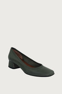 Elena Grey Leather Heels andreacarrano 