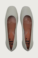 Elena Light Grey Leather Heels andreacarrano 