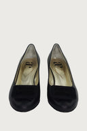 Fibbieta Black Leather Heels andreacarrano 
