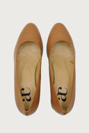 Pretty Cognac Leather Heels andreacarrano 