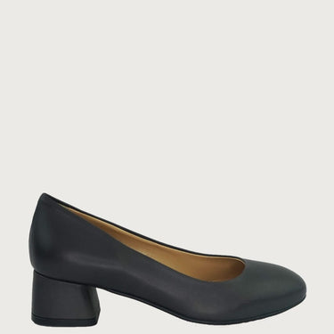 Pretty Dark Grey Leather Heels andreacarrano 