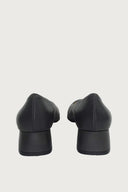 Pretty Dark Grey Leather Heels andreacarrano 
