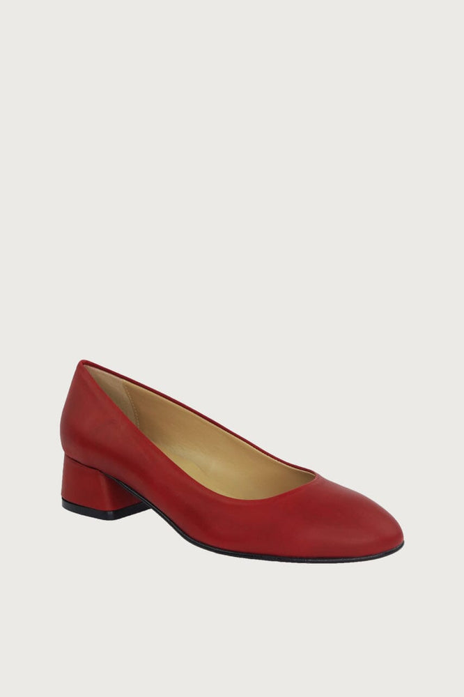 Pretty Red Leather Heels andreacarrano 