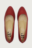 Pretty Red Leather Heels andreacarrano 