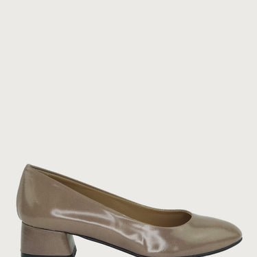 Pretty Taupe Leather Heels andreacarrano 